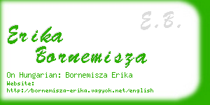 erika bornemisza business card